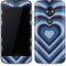 Blue Heart Pattern Moto E5 Play Skin